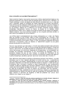 Les catholiques en occident francophone, une  minorité  signifiante ?