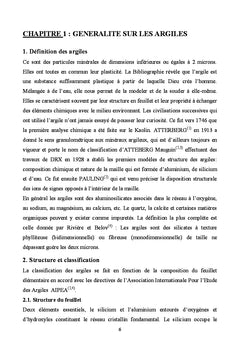 Activation de la Bentonite et Application à la décoloration des huiles