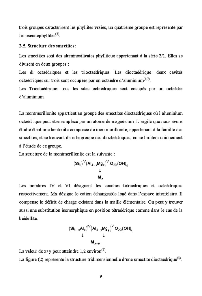 Activation de la Bentonite et Application à la décoloration des huiles