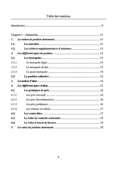 Les abus de position dominante