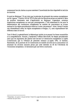 Les abus de position dominante