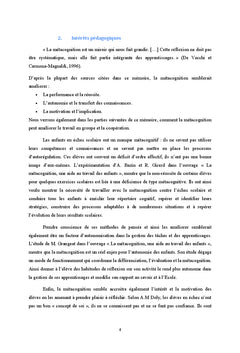 La métacognition pour améliorer la coopération en handball à l'école