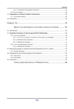Étude et Réalisation d'un Onduleur Autonome