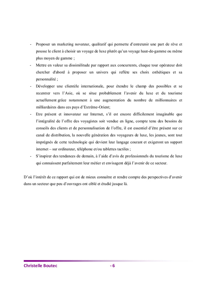 Tourisme de luxe : Quelles sont les perspectives d'avenir ?