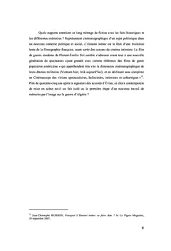 L'Ennemi intime - Guerre d'Algérie et nouveau film de guerre