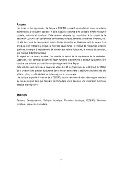 La destination CEDEAO