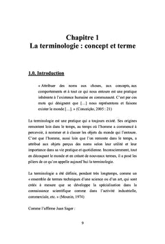 Les termes de la spatiologie: Etude diachronique comparée