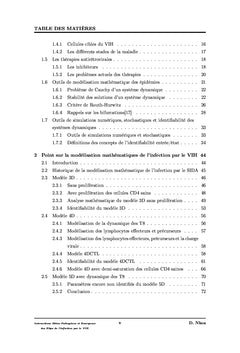 Interactions hôtes-pathogènes et emergence des blips lors du haart