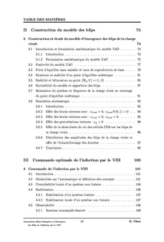 Interactions hôtes-pathogènes et emergence des blips lors du haart