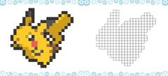 Pokémon - Mes premiers coloriages pixel art - Vive l'amitié avec Pikachu
