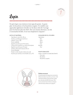 Adorables animaux en punch needle