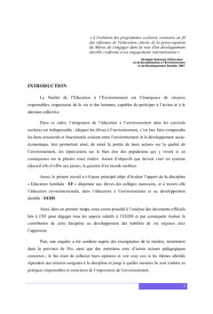 Education familiale : Discipline pour éduquer à l'environnement