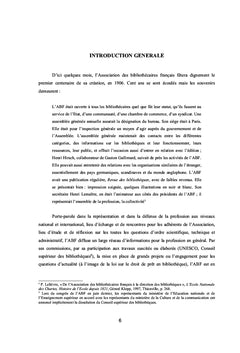 L'ABF, ses manuels et le métier de bibliothécaire