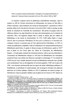 L'ABF, ses manuels et le métier de bibliothécaire