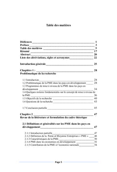 Performance de l'entreprise
