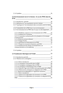 Performance de l'entreprise