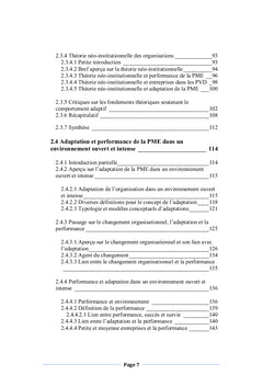 Performance de l'entreprise