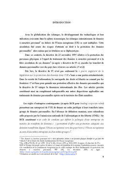 Les "BCR", outil global pour les entreprises