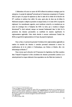 Les "BCR", outil global pour les entreprises