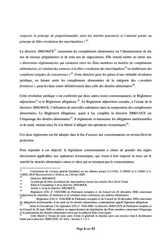 Frontiere Alicament Medicament : etat des lieux en 2008