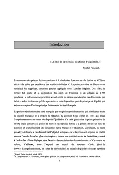 Les aménagements aux peines privatives de liberté