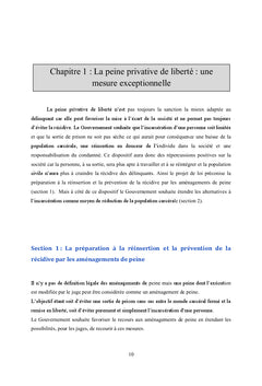Les aménagements aux peines privatives de liberté
