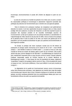 Outils et stratégies d'action pour une plaisance nautique durable