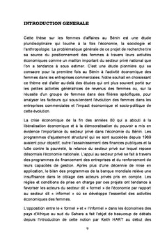 Femmes d'affaires au BENIN