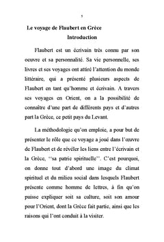 Le voyage de Flaubert en Grèce