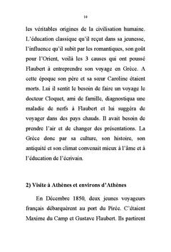 Le voyage de Flaubert en Grèce