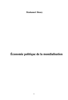 Economie politique de la mondialisation