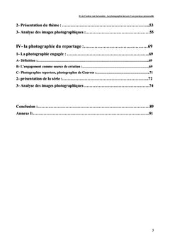 Et de l'ombre naît la lumière