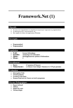 Framework. Net