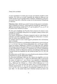 Deformations de type CB