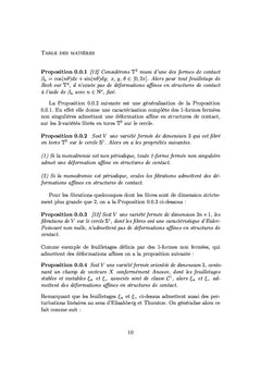 Deformations de type CB