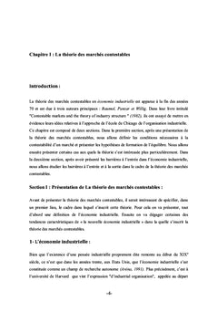 Contestabilite et concurrence de l'industrie bancaire: le cas Tunisien