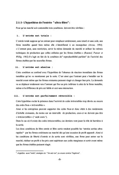 Contestabilite et concurrence de l'industrie bancaire: le cas Tunisien