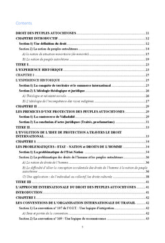 Droit des minorités et des peuples autochtones