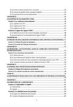 Droit des minorités et des peuples autochtones
