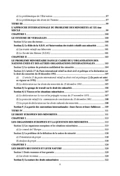 Droit des minorités et des peuples autochtones