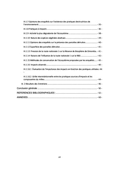 Impacts des pratiques agricoles et d'orpaillage