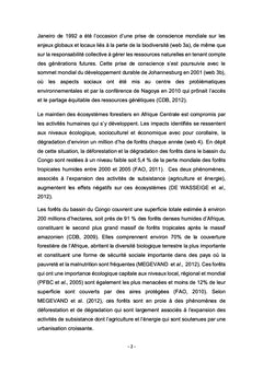 Impacts des pratiques agricoles et d'orpaillage