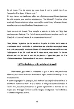 Angoisse et expérience de la perte dans la pathologie état-limite