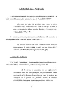 Angoisse et expérience de la perte dans la pathologie état-limite
