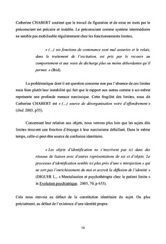 Angoisse et expérience de la perte dans la pathologie état-limite