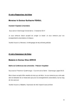 Prise en charge des lésions carieuses initiales