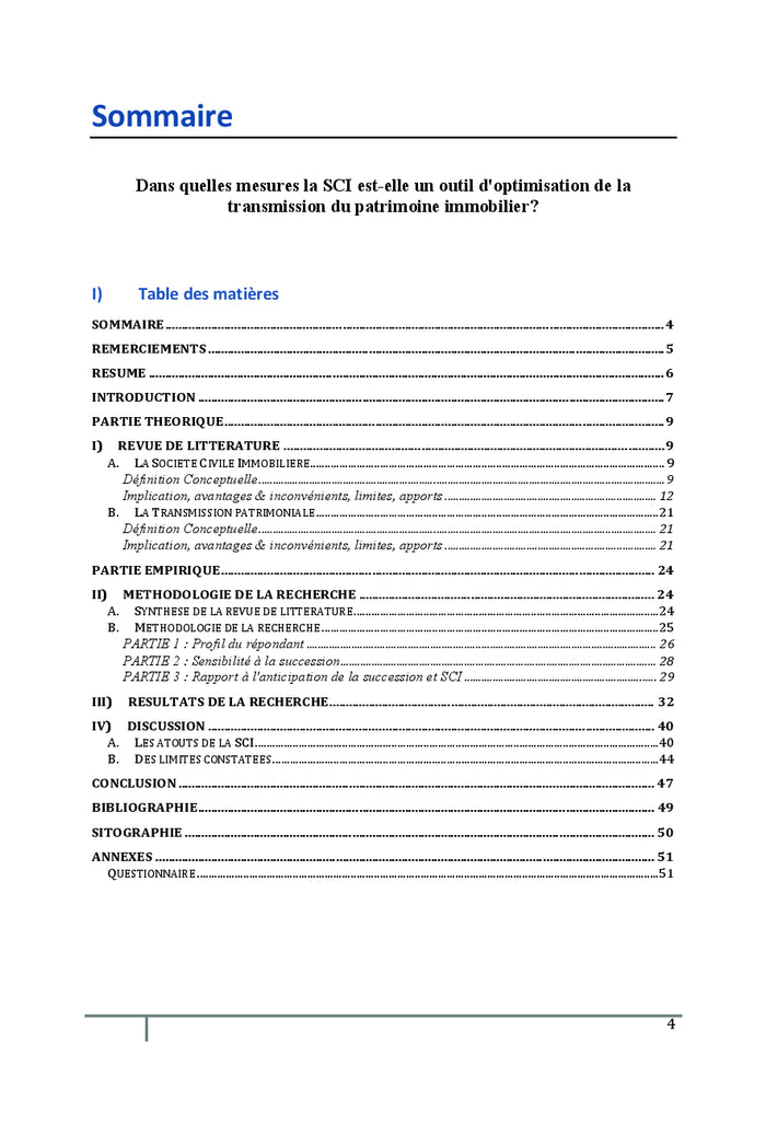 SCI et Transmission Patrimoniale