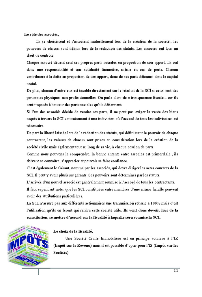 SCI et Transmission Patrimoniale