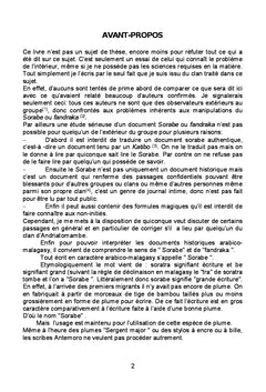 La dynastie d'Andriatomambe