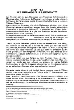 La dynastie d'Andriatomambe